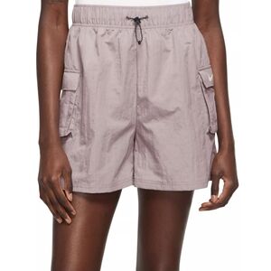 Nike Platinum Violet Woven High Rise Cargo Shorts